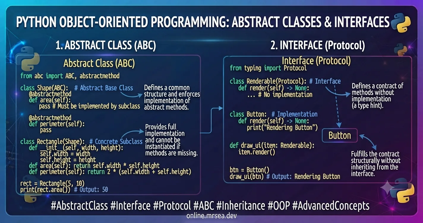 Abstract Class và Interface trong Python: Khi nào nên dùng cái nào?