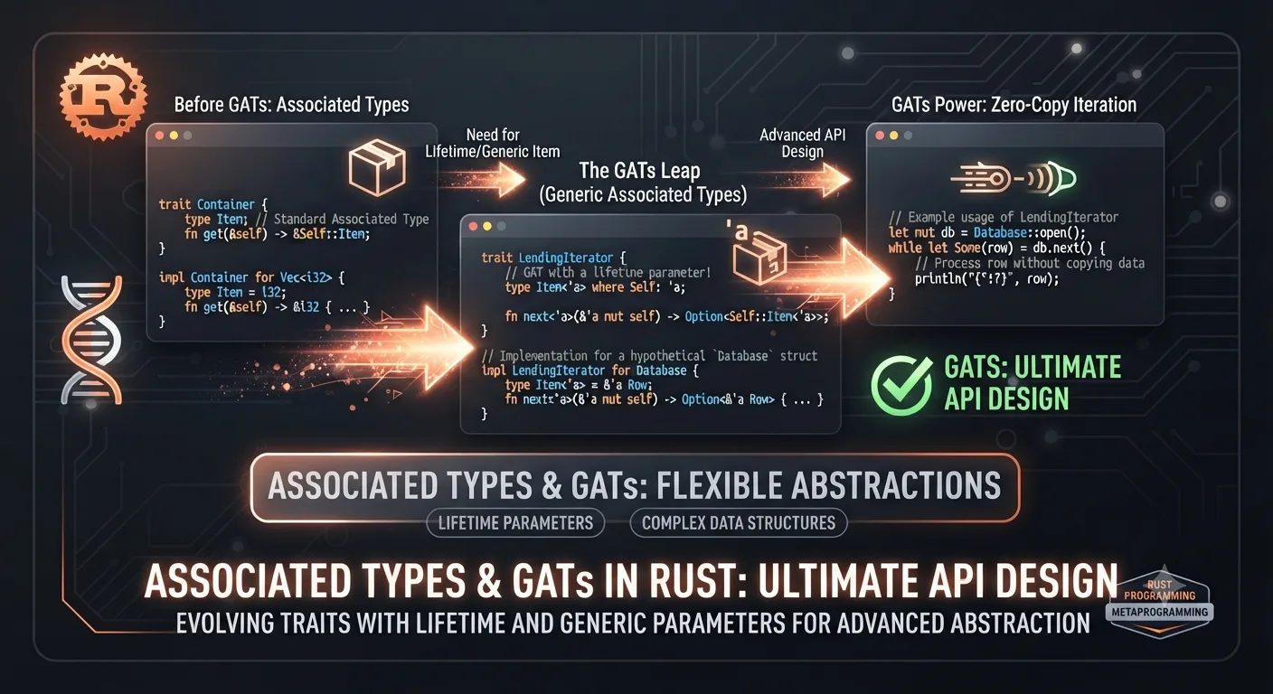 Associated Types và Generic Associated Types (GATs) trong Rust: Thiết Kế API Tối Thượng