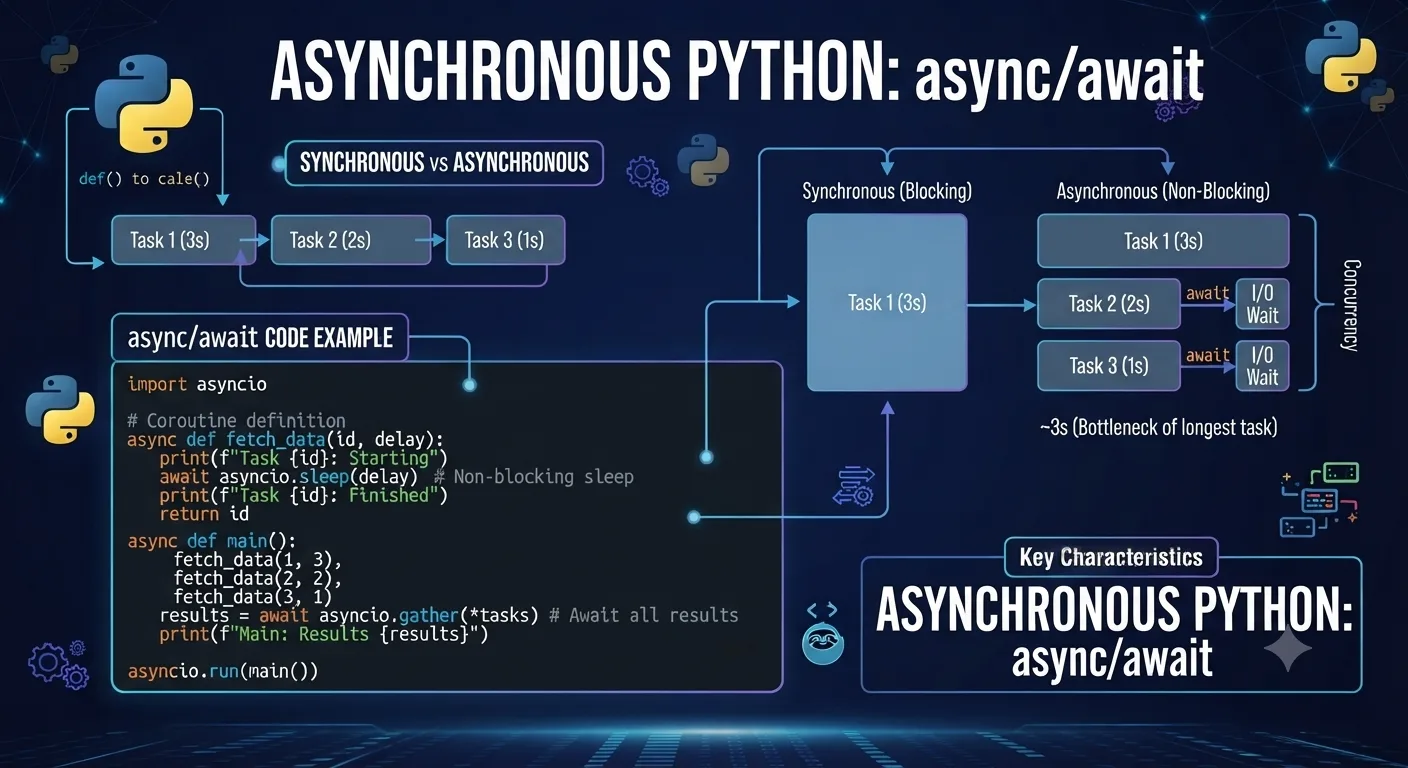 Khám Phá Async/Await Cơ Bản Trong Python: Sức Mạnh Của Lập Trình Bất Đồng Bộ
