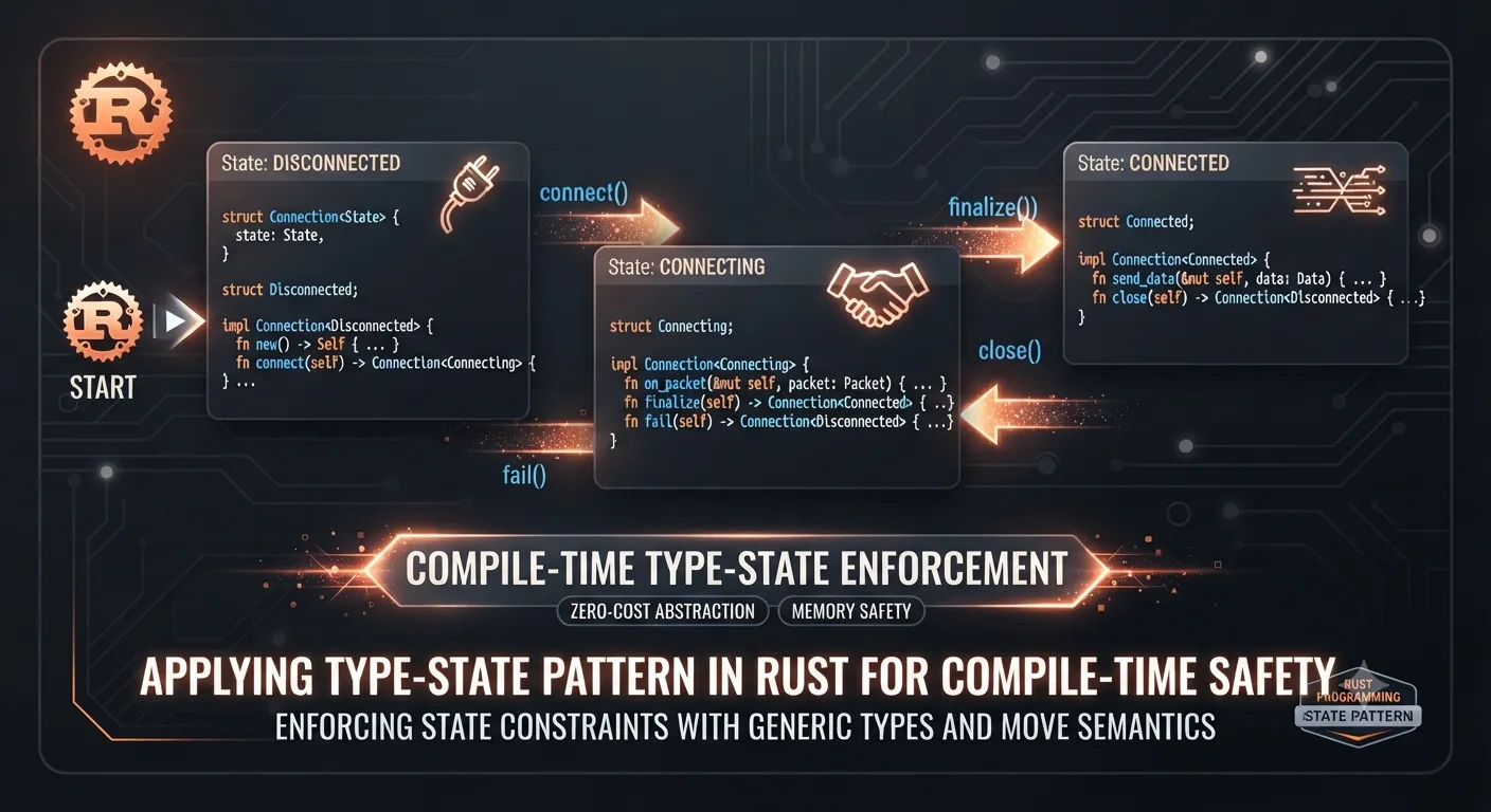 Ứng Dụng Type-State Pattern Trong Rust Để Ép Ràng Buộc An Toàn Tại Compile-Time
