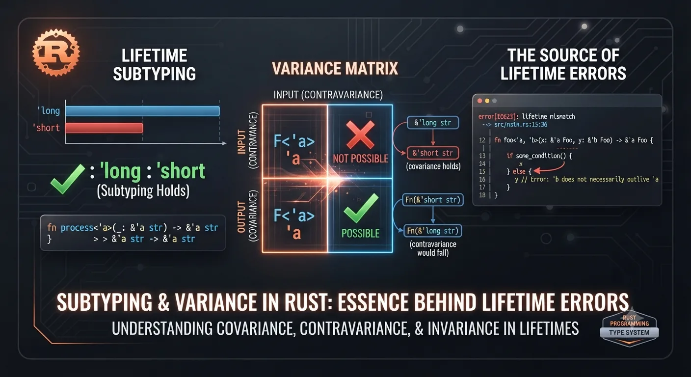 Subtyping và Variance Trong Rust: Bản Chất Đằng Sau Lỗi Lifetime