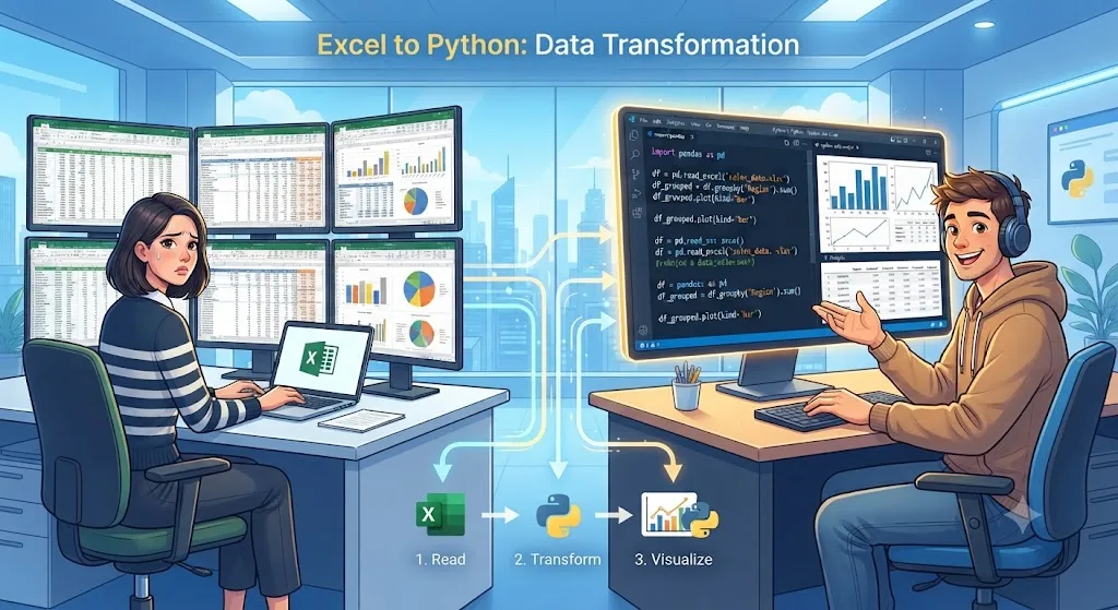 Từ Excel đến Python: Nâng Cấp Quy Trình Xử Lý Dữ Liệu Của Bạn